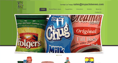 Desktop Screenshot of impactsleeves.com